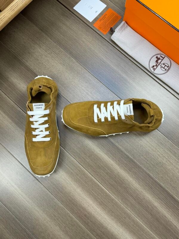 HERMES canvas shoes