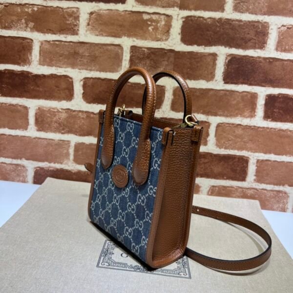 Gucci Handbag/Dark bule - Image 3