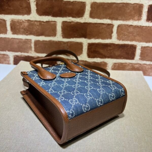 Gucci Handbag/Dark bule - Image 5