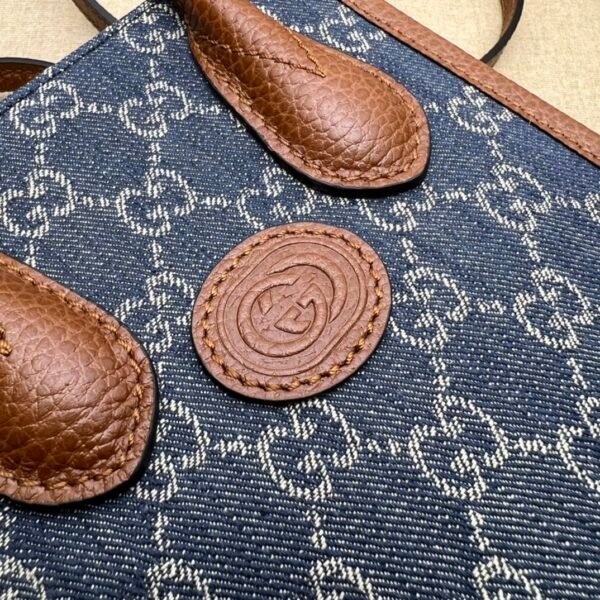 Gucci Handbag/Dark bule - Image 7