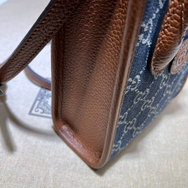 Gucci Handbag/Dark bule - Image 8