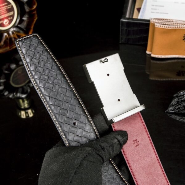 Hermes” counter sale men's inner buckle boutique belt - Image 8