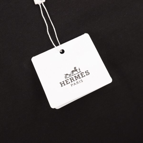 Hermes Hermes Small Label Embroidered Short Sleeve T-Shirt - Image 2
