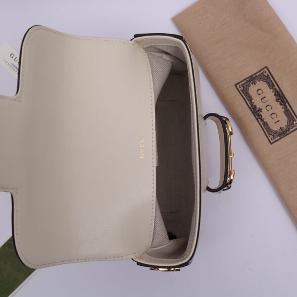 Gucci Handbag/White - Image 9