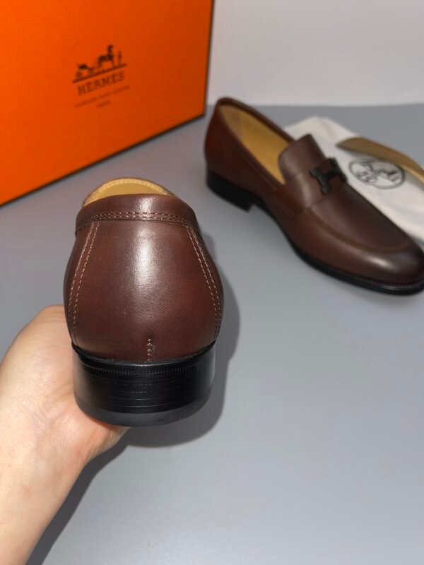 HERMÈS Hermes men's leather shoes - Image 10