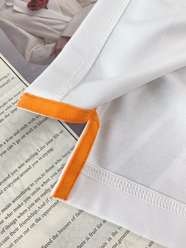 Hermès 2024SS Spring/Summer New Arrivals Men's high-level casual short TEE - Image 9