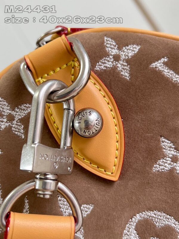 Speedy P9 Bandoulière 40 Monogram Leather Handbag - Image 6