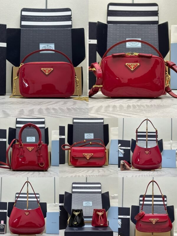 Prada Red Bag Collection
