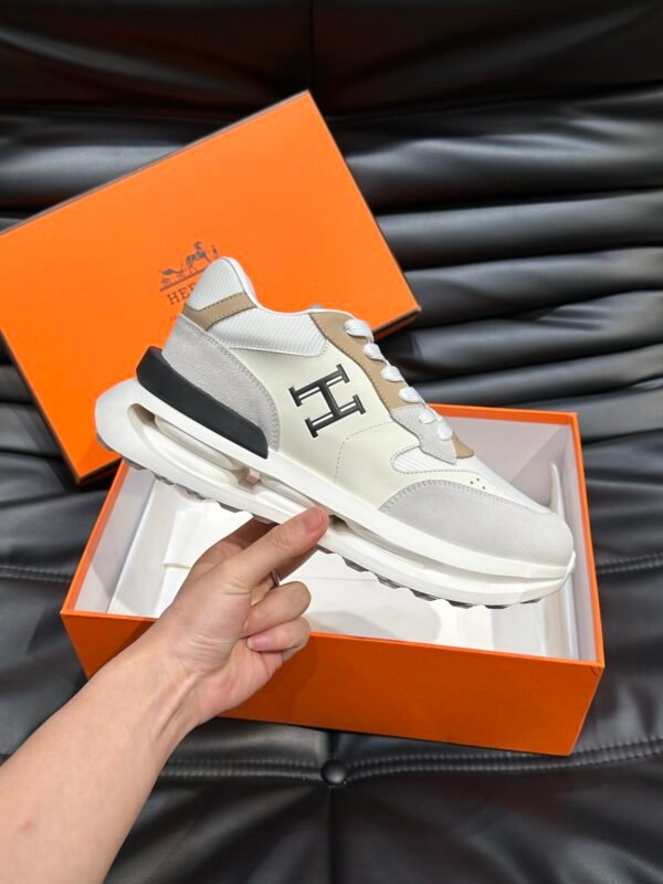 HERMES Hugo thick-soled sneakers casual men's shoes - Image 8