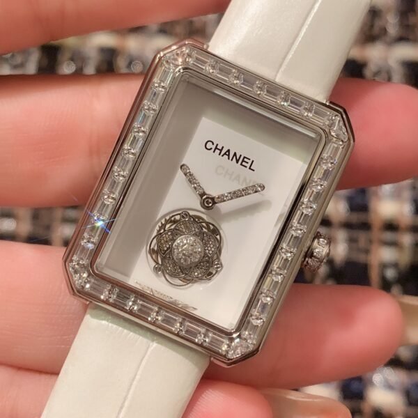 CHANEL PREMIERE Camellia Skeleton Watch - Image 6