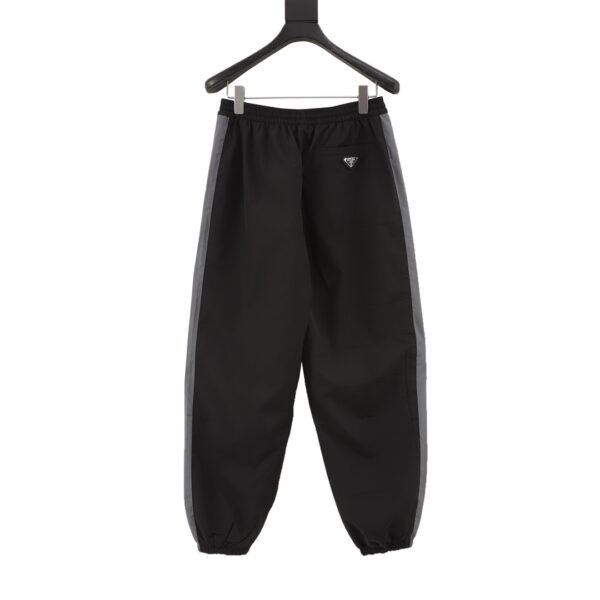 PRADA PRD 24FW nylon waterproof splicing pants