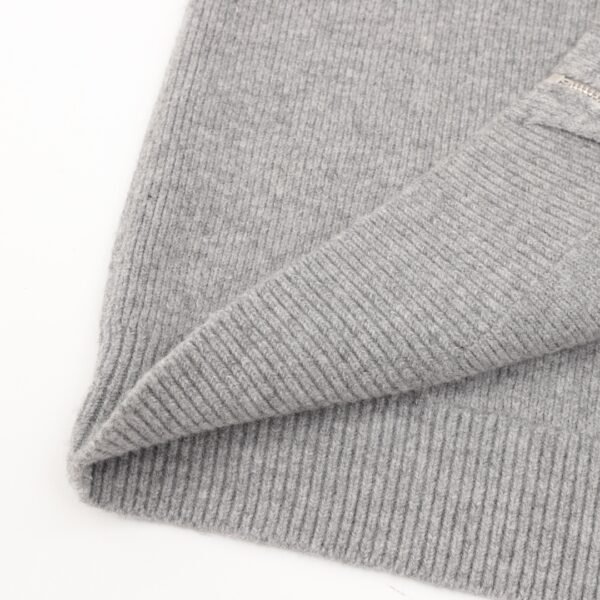 PRADA PRD24FW reverse triangle knit zipper cardigan jacket - Image 2