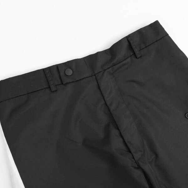 Prada Nylon Side Stripe Webbing Trousers - Image 3