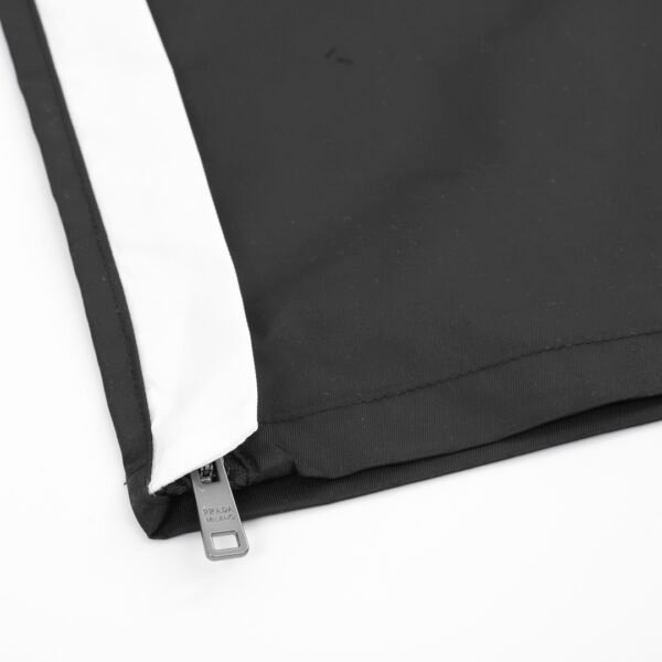 Prada Nylon Side Stripe Webbing Trousers - Image 2