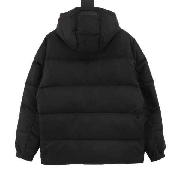 Prada Chest Pocket Lock Hooded Down Jacket On the version of the design as well as the material belongs to the pinnacle of the down jacket - Image 10
