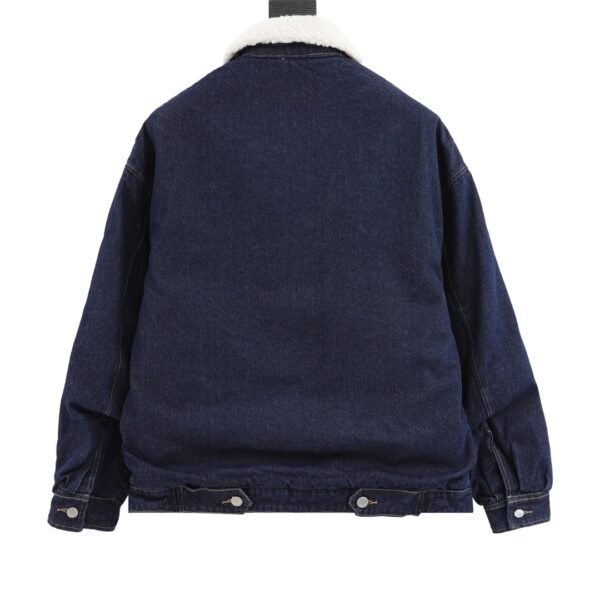 Prada cowboy lamb wool lapel jacket coat - Image 4