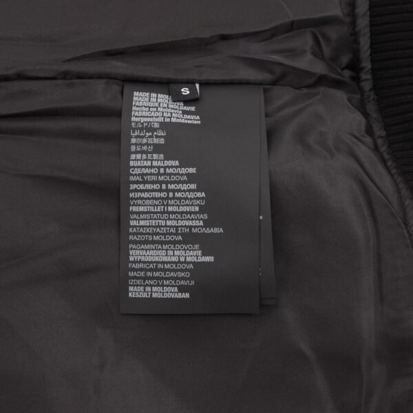 Prada Lambswool Patchwork Baseball Jacket Coat - Image 3