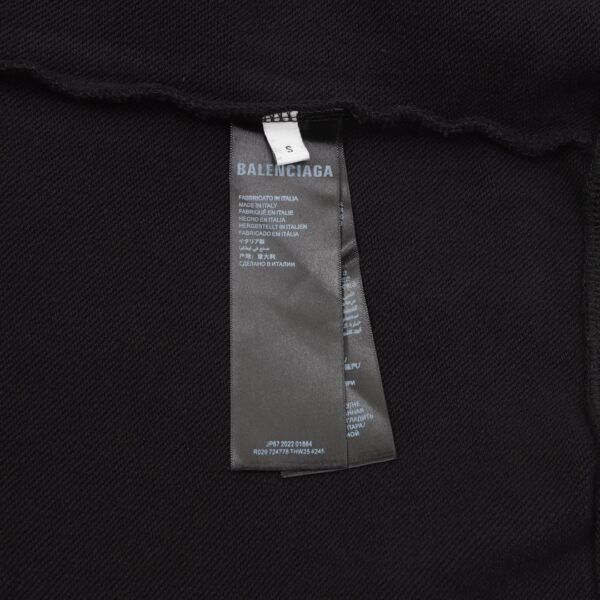 Balenciaga Turtle Letter Raglan Hooded Art Hooded Sweatshirt - Image 10