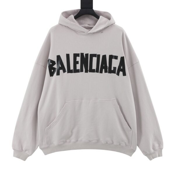 Balenciaga house hoodie with masking tape