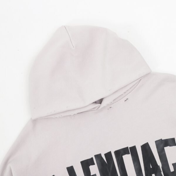Balenciaga house hoodie with masking tape - Image 4