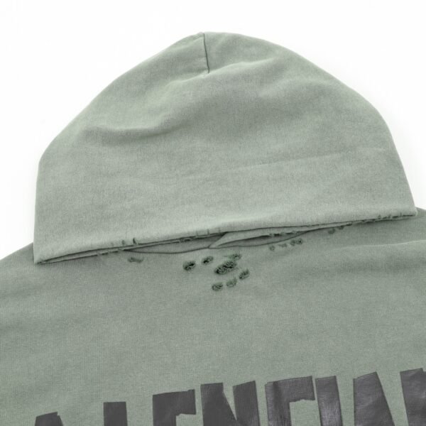 Balenciaga house hoodie with masking tape - Image 4