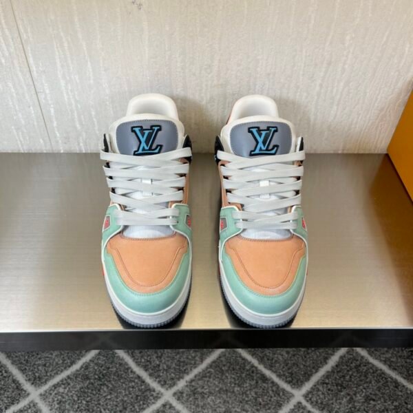 Correct version 💯 original single ruthless goods LV trainer 2024 runway couple new sneakers - Image 8