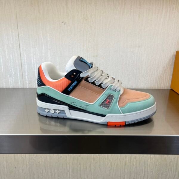 Correct version 💯 original single ruthless goods LV trainer 2024 runway couple new sneakers - Image 10
