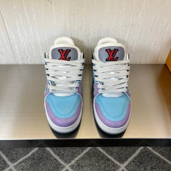 Correct version 💯 original single ruthless goods LV trainer 2024 runway couple new sneakers - Image 3