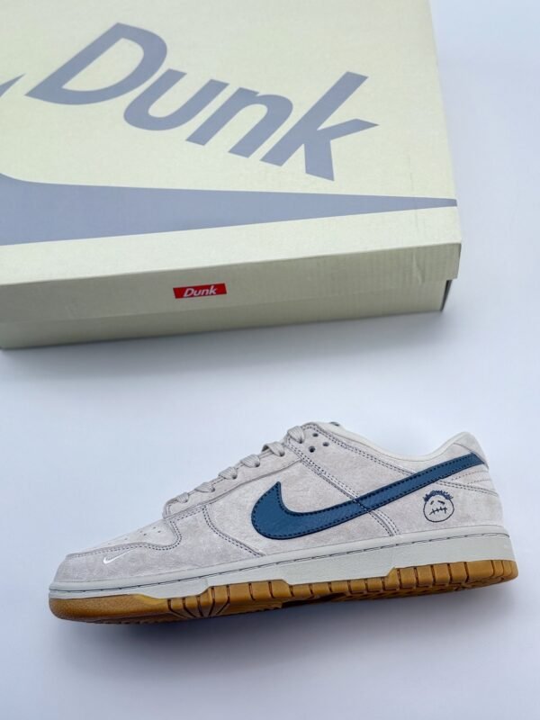 Nike SB Dunk Low x Travis Scott Flip Flop Grey Blue - Image 8