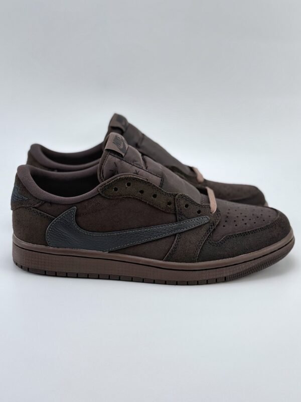 Air Jordan 1 Low x Travis Scott “Velvet Brown” Black Brown - Image 5
