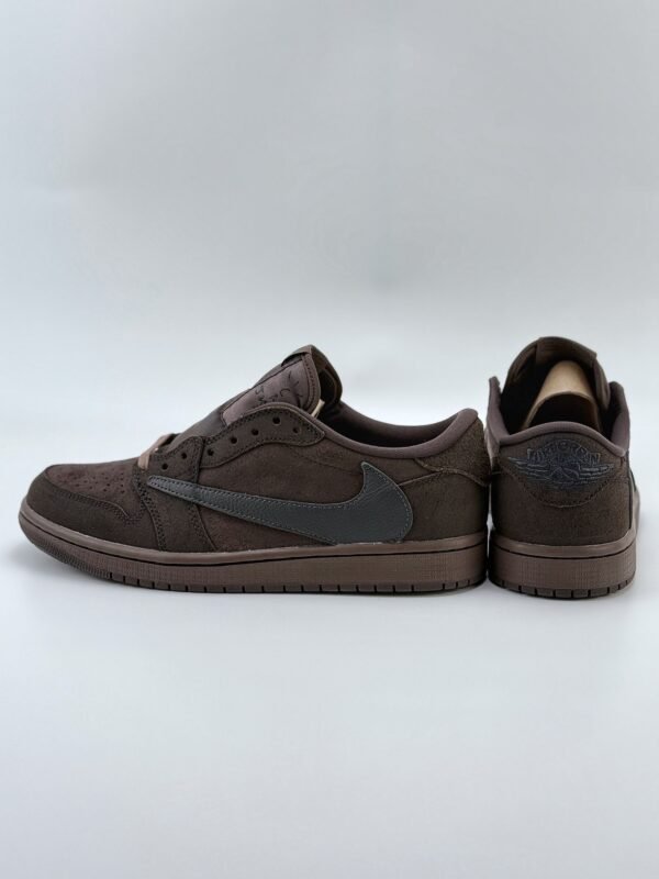 Air Jordan 1 Low x Travis Scott “Velvet Brown” Black Brown - Image 6