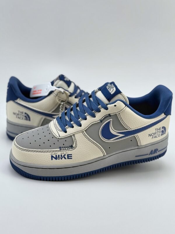 Air Force 1 Low 07 x The North Face Beige Grey Blue