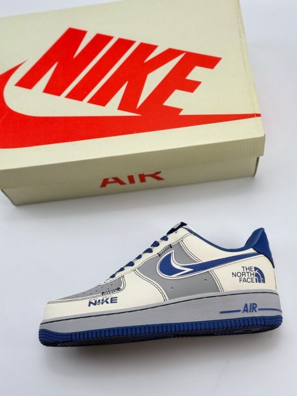 Air Force 1 Low 07 x The North Face Beige Grey Blue - Image 8
