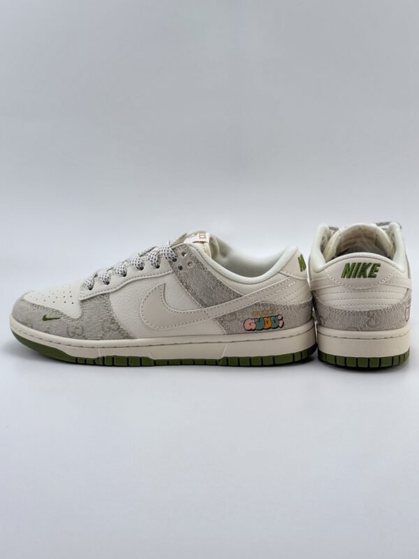 Nike SB Dunk Low x GUCCI Beige Green - Image 6