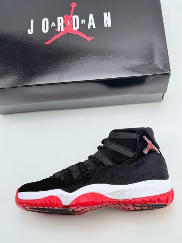 Air Jordan 11 High WMNS Black Red - Image 8