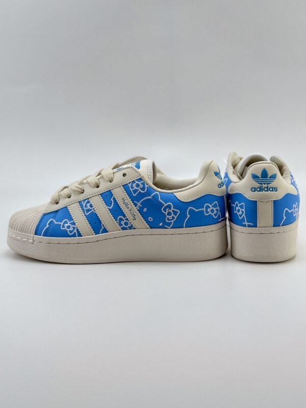 AD Originals Superstar XLG Shellheads Hello Kitty/White & Blue - Image 6