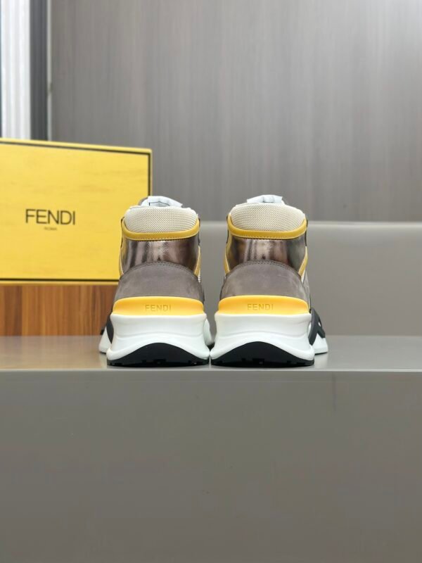 Fendi Men's Sneakers Yellow - Image 2