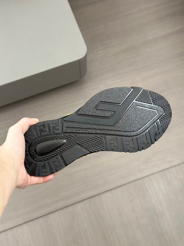 Fendi Men's Sneakers Yellow - Image 4
