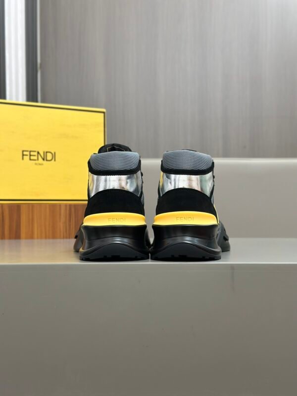 Fendi Men's Sneakers Yellow - Image 2