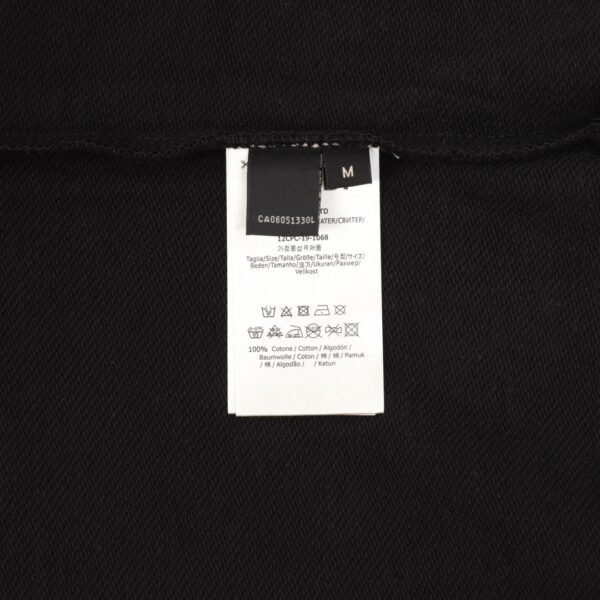 Fendi 24Fw Hooded Sweatshirt with Embroidered Letters on Chest and Double F Webbing on Sides - Image 10