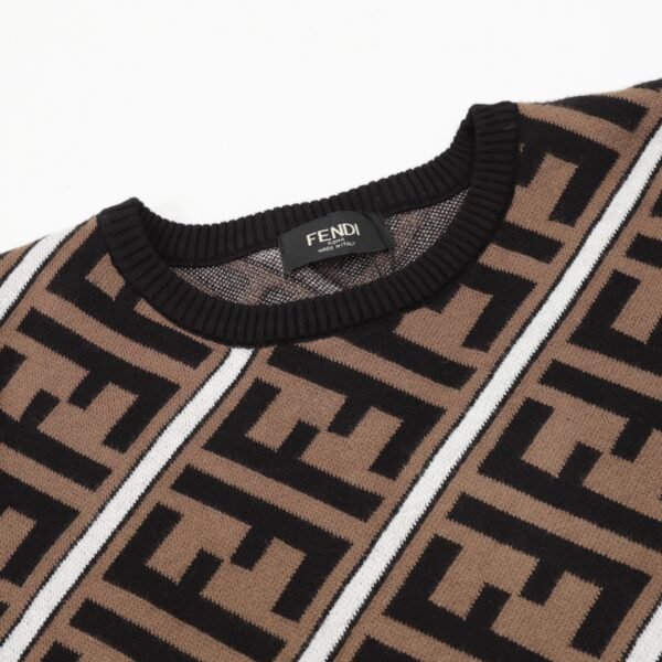 Fendi 24Fw FF all-over print jacquard sweater - Image 4