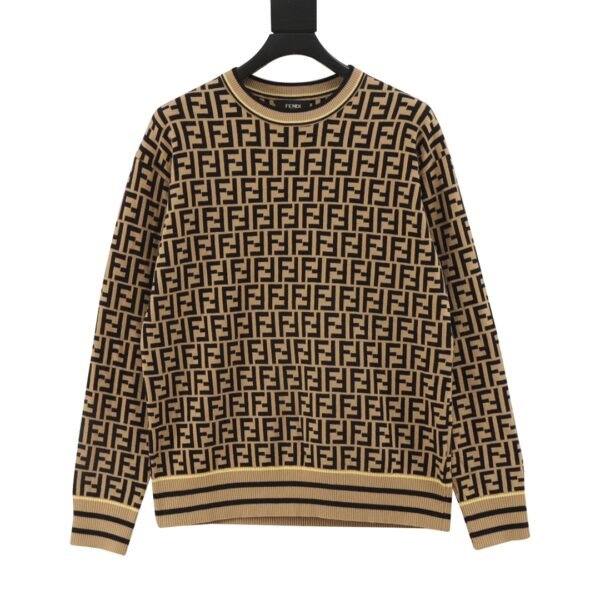 Fendi 24Fw FF all-over print jacquard sweater