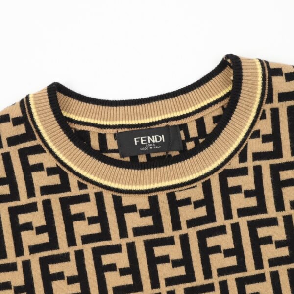 Fendi 24Fw FF all-over print jacquard sweater - Image 4