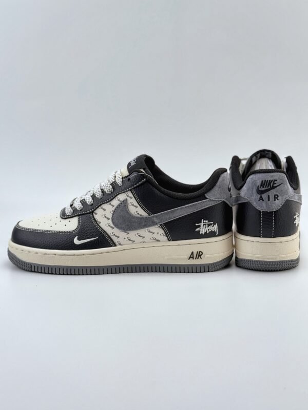 Nike Air Force 1 Low 07 x Stussy Black and White - Image 6