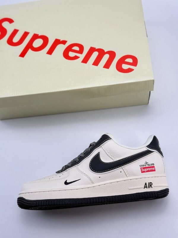 Nike Air Force 1 Low 07 x Supreme x Stone Island - Image 8