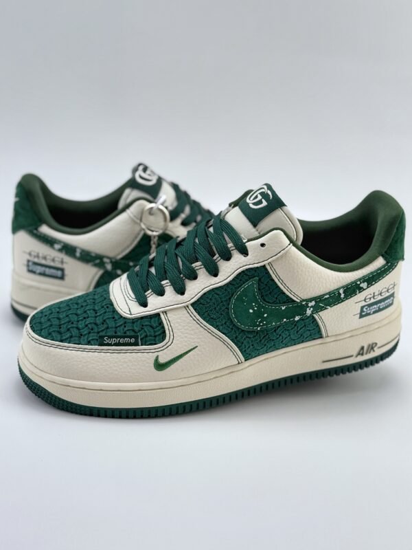 Nike Air Force 1 Low 07 x GUCCI x Supreme White Green