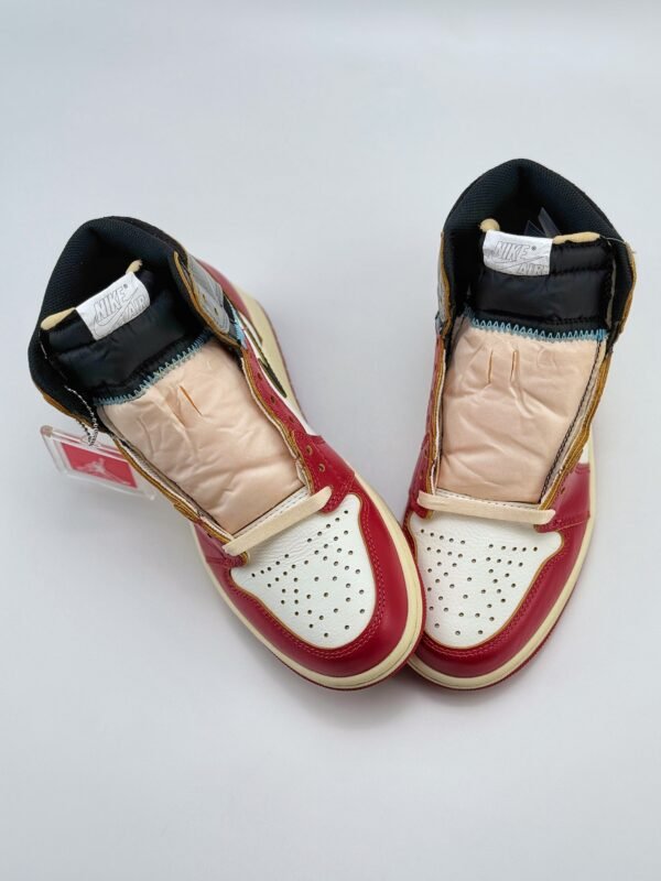 Air Jordan 1 Retro High x Union LA “Chicago Shadow” White Gray Red - Image 3