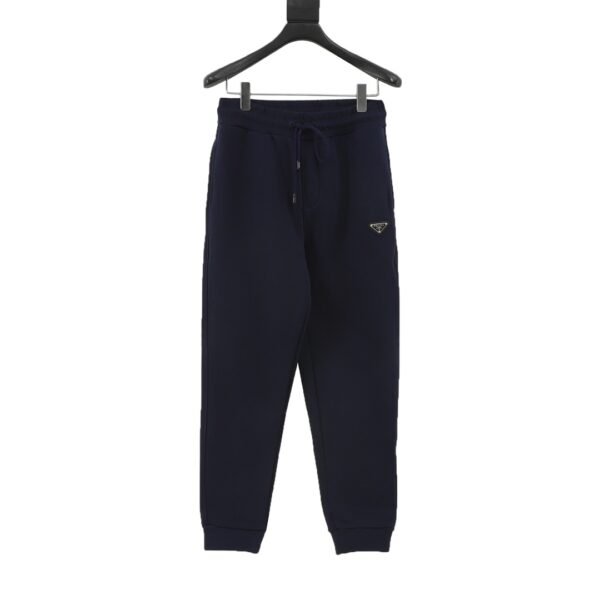 Prada Triangle label red trim padded pants - Image 10