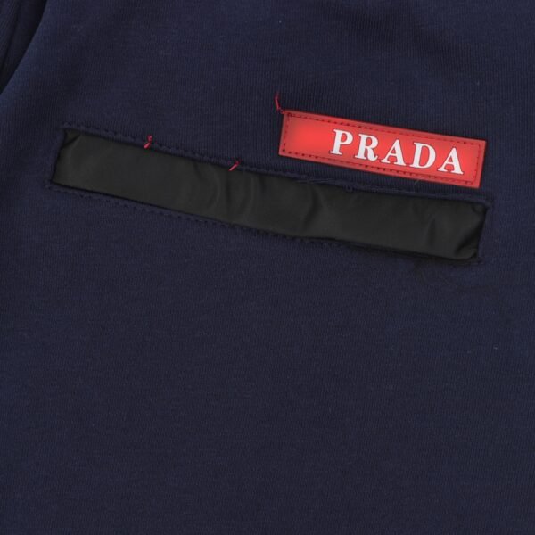 Prada Triangle label red trim padded pants - Image 6
