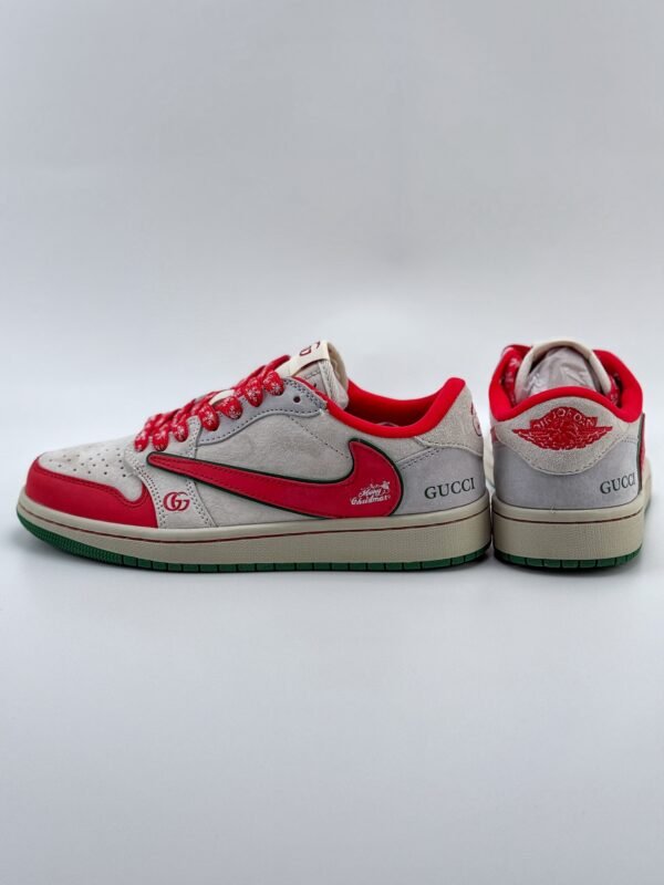 Travis Scott x Nike Air Jordan 1 Low x GUCCI Air Jordan 1 Low Reverse Gray - Image 6